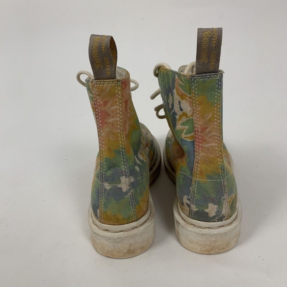Dr. Martens Tie-Dye V Page MTD Boot Multi Mandala Pastel Fine Canvas Size 6 - Picture 5 of 5